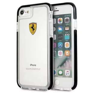 Ferrari Etui Hard do iPhone 7 FEGLHCP7BK czarne-transparentne ORG002675 - Etui i futerały do telefonów - miniaturka - grafika 1