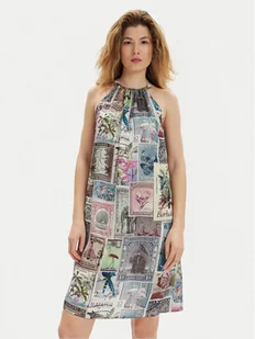 Replay Sukienka letnia W9104 .000.74948 Kolorowy Regular Fit - Sukienki - miniaturka - grafika 1