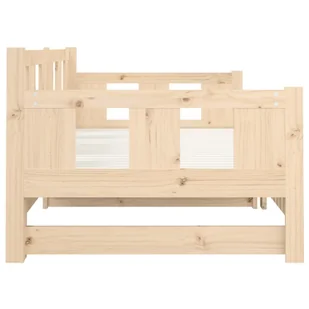 Lumarko Łóżko rozsuwane, lite drewno sosnowe, 2x(90x190) cm - Łóżka - miniaturka - grafika 10