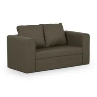 Sofy i kanapy - Sofa kanapa rozkładana 2 os MOCCA brązowa - miniaturka - grafika 1