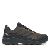Buty trekkingowe męskie - Trekkingi adidas Terrex Skychaser AX5 GORE-TEX JQ2213 Khaki - miniaturka - grafika 1