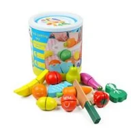 Zabawki AGD - Warzywa i owoce do krojenia w wiaderku Inni - miniaturka - grafika 1