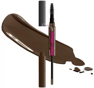 NYX Professional Makeup - ZERO to BROW Longwear Brow Gel - Długotrwały, wodoodporny żel do brwi - 2 ml - ESPRESSO - Akcesoria i kosmetyki do stylizacji brwi - miniaturka - grafika 1