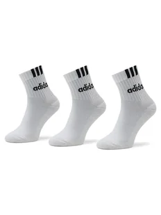 adidas Zestaw 3 par wysokich skarpet unisex HT3437 Biały - Skarpetki damskie - miniaturka - grafika 1