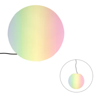 QAZQA Inteligentna lampa zewnętrzna biała 45 cm IP65 z diodą LED - Nura - Lampy ogrodowe QAZQA Inteligentna lampa zewnętrzna biała 45 cm IP65 z diodą LED - Nura - Lampy ogrodowe - miniaturka - grafika 1