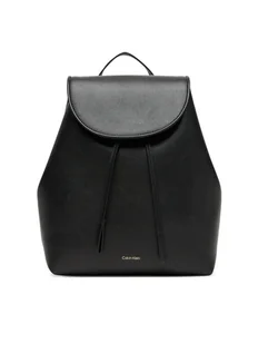 Calvin Klein Plecak Foil Logo Flap Backpack LV04F3297G Czarny - Plecaki - miniaturka - grafika 1