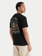 Koszulki męskie - Quiksilver T-Shirt Evo Learning From Nature EQYZT08265 Czarny Regular Fit - miniaturka - grafika 1