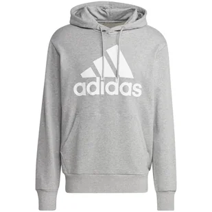 Bluza męska adidas Essentials French Terry Big Logo Hoodie szara IC9364 XL - Bluzy męskie - miniaturka - grafika 1