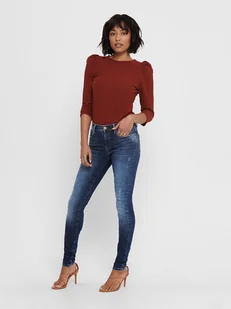 ONLY Dżinsy - Skinny fit - w kolorze granatowym - Spodenki damskie - miniaturka - grafika 1