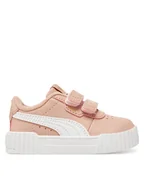 Buty dla dziewczynek - Puma Sneakersy Carina 3.0 V Inf 401480 04 Różowy - miniaturka - grafika 1