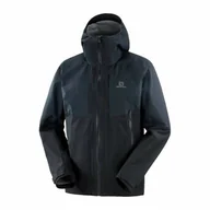 Kurtki i kamizelki sportowe damskie - Kurtka Salomon Outline GTX Hybrid Black - miniaturka - grafika 1