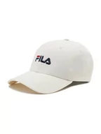 Czapki dla dzieci - Fila Czapka z daszkiem Brasov 6 Panel Cap With Linear Logo Strap Back FCU0019 Biały - miniaturka - grafika 1