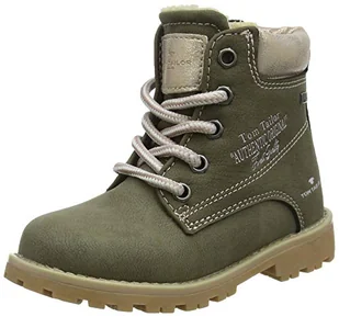 TOM TAILOR Damskie botki 5870502, zielony khaki 00007, 40 EU - Botki damskie - miniaturka - grafika 1