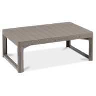 Stoły ogrodowe - ALLIBERT stół ogrodowy LYON RATTAN - miniaturka - grafika 1