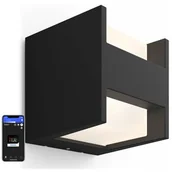 Systemy inteligentnych domów - Philips Philips Hue FuzoWhite EU wall lantern black 1x | 915005733102 - miniaturka - grafika 1