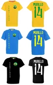 Koszulki sportowe męskie - Koszulka BRAZYLIA Santiago MURILLO 14 jr - miniaturka - grafika 1