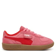 Buty dla dziewczynek - Sneakersy Puma Palermo Love Jr 400936 01 Różowy - miniaturka - grafika 1