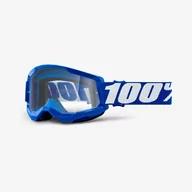 Gogle narciarskie - 100% 100% Strata Anti-Fog Goggles Gen2, blue/clear  2021 Gogle HU-GOG-0055/21/unis - miniaturka - grafika 1