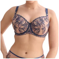 Biustonosze - Biustonosz Ewa Bień PALMER B161 beżowo - niebieski - 65G - miniaturka - grafika 1