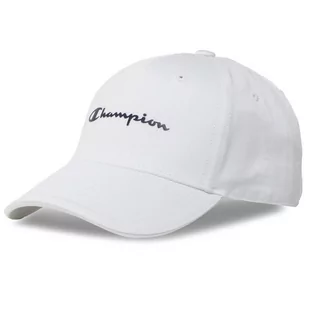 Czapka Z Daszkiem Champion White Męska Sportowa Wygodna Lekka Modna Stylowa Oddychająca Biała OS - Czapki męskie - miniaturka - grafika 1