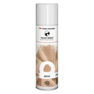 Dodatki do ciast w proszku - Food Colours Velvet Spray Beige 250ml - miniaturka - grafika 1