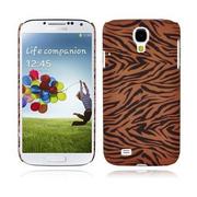 Etui i futerały do telefonów - Etui Do Samsung Galaxy S4 Pokrowiec w BROWN TIGER Hard Case Cover Obudowa Ochronny Cadorabo - miniaturka - grafika 1