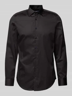 Koszula biznesowa o kroju slim fit z kołnierzykiem typu kent - Koszule męskie - miniaturka - grafika 1
