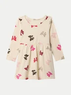 Sukienki i spódniczki dla dziewczynek - Gap Sukienka codzienna 646806 Beżowy Regular Fit - miniaturka - grafika 1