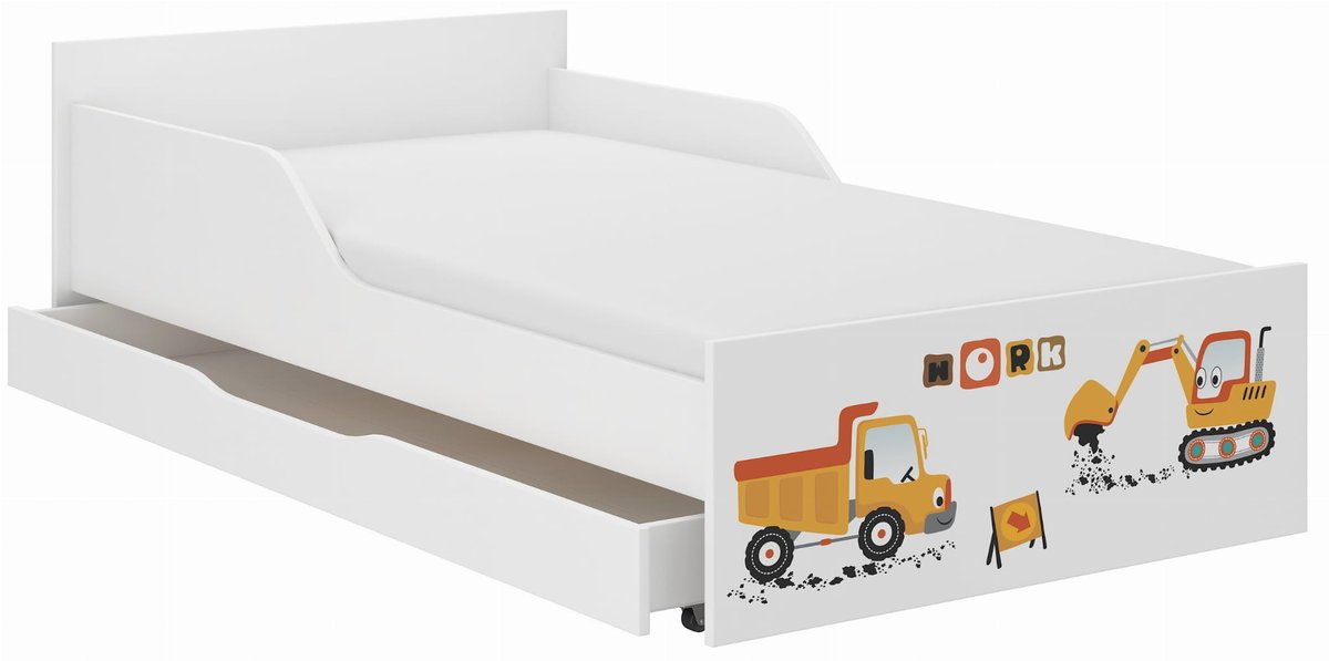 Łóżko dziecięce PUFI 160x80 PLAC BUDOWY