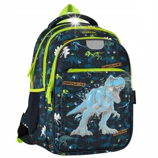 PLECAK SZKOLNY TORNISTER DINO DINOZAUR DLA CHŁOPCA KLASA 1 3 WOREK PIÓRNIK - Plecaki szkolne i tornistry - miniaturka - grafika 1