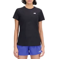 Koszulki sportowe damskie - Koszulka New Balance WT33281BK - czarna - miniaturka - grafika 1