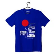 Odzież do sportów motorowych - T-shirt koszulka Honda S2000 niebieska-4XL - miniaturka - grafika 1