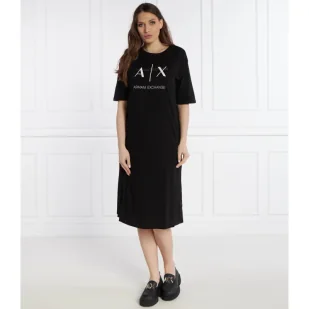 Armani Exchange Sukienka VESTITO - Sukienki - miniaturka - grafika 1