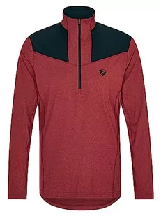 Ziener JONGA męska bluza narciarska, bluza funkcyjna, ciepła, elastyczna, bez PFC, czerwona kabina, 50 - Bluzy męskie - miniaturka - grafika 1