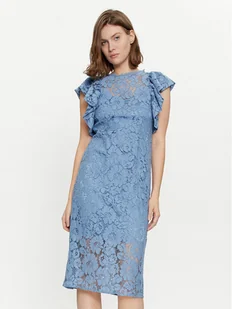 YAS Sukienka koktajlowa Milda 26032369 Niebieski Regular Fit - Sukienki - miniaturka - grafika 1