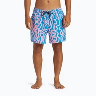 Spodenki damskie - Szorty męskie kąpielowe Quiksilver Surfsilk Mix Volley 16 prism pink - miniaturka - grafika 1