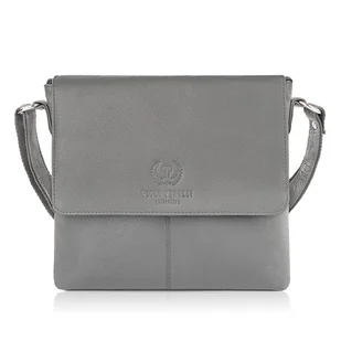 Torebka damska skórzana szara listonoszka Paolo Peruzzi E-28-GR - Nerki Torebka damska skórzana szara listonoszka Paolo Peruzzi E-28-GR - Nerki - miniaturka - grafika 1