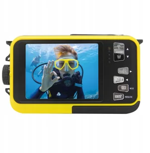 EASYPIX Aquapix W3027 WAVE żółty - Aparaty Cyfrowe - miniaturka - grafika 1