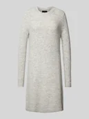 Sukienki - Sukienka z dzianiny o luźnym kroju z prążkowaną fakturą model ‘ELLEN’ - miniaturka - grafika 1