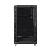 Szafy rack - Lanberg Szafa Rack 19 22U 600x600 FF01-6622-12B stojąca - KONFIGURATOR WYPOSAŻENIA / CZAT NA ŻYWO FF01-6622-12B - miniaturka - grafika 1