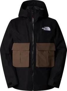 THE NORTH FACE Męska kurtka softshellowa Dragline, Tnf Black/Smokey Brown, XL - Kurtki męskie - miniaturka - grafika 1