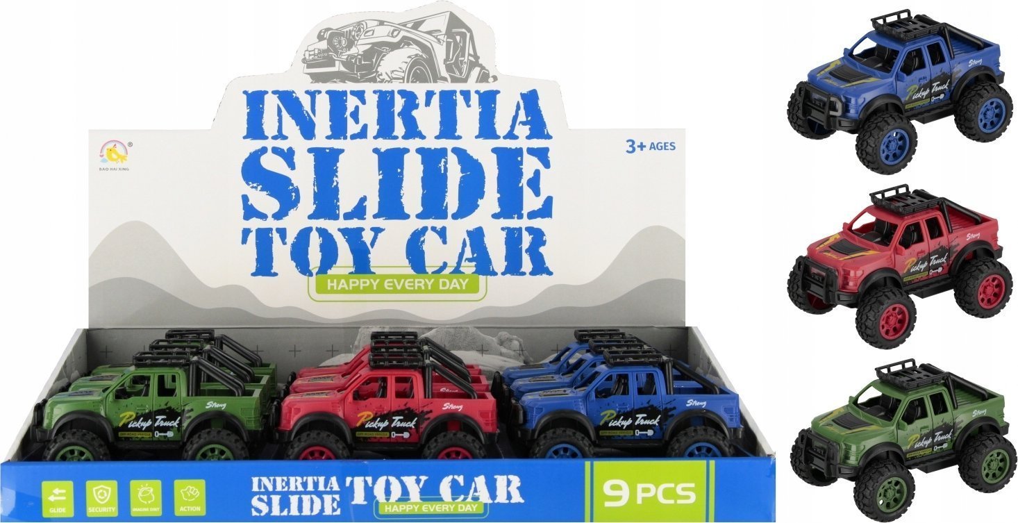 Mega Creative AUTO TEREN P/B 14CM MIX3 MC DISP 9/108/216