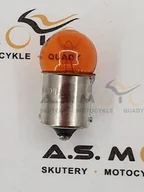 Części motocyklowe - Żarówka 12V 10W Ba15S Pomarańczowa - miniaturka - grafika 1