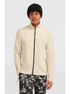 Odzież trekkingowa męska - O'Neill Kurtka polarowa w kolorze beżowym - miniaturka - grafika 1