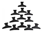 Pozostałe akcesoria fryzjerskie - Poniks Klamry Fryzjerskie Żabki 12 Szt - miniaturka - grafika 1