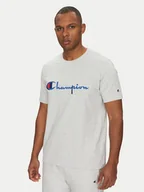 Koszulki męskie - Champion T-Shirt 221621 Szary Standard Fit - miniaturka - grafika 1