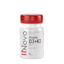Innovo Vitamin D3+K2 MK-7 - suplement diety 60 kaps. - Witaminy i minerały - miniaturka - grafika 1