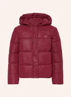 Moda i Uroda OUTLET - Guess Kurtka Pikowana Z Odpinanym Kapturem rot - miniaturka - grafika 1