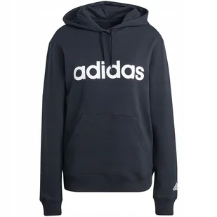Bluza damska adidas Essentials Linear czarna IC4426 XL - Bluzy damskie - miniaturka - grafika 1