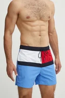 Stroje kąpielowe - Tommy Hilfiger szorty kąpielowe kolor niebieski UM0UM03259 - miniaturka - grafika 1